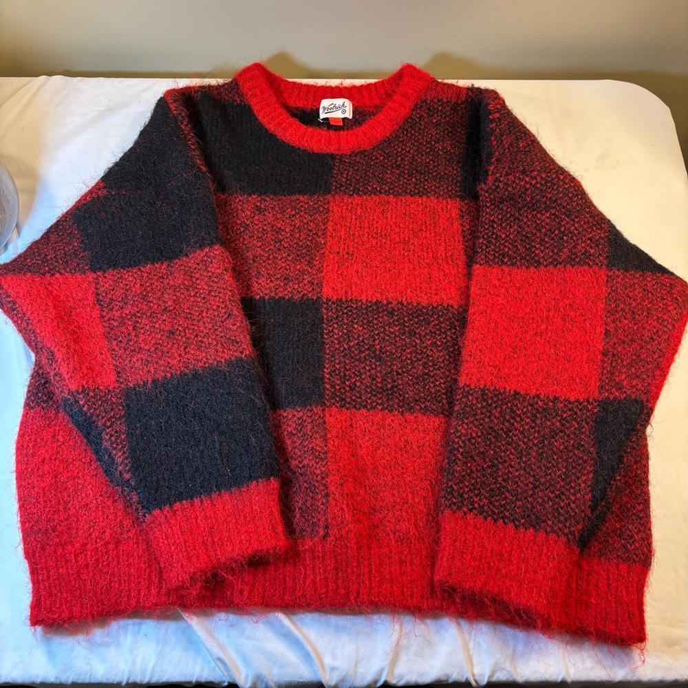 Woolrich X Target Buffalo Plaid Limited Edition Sweater Women’s Pullover Size L